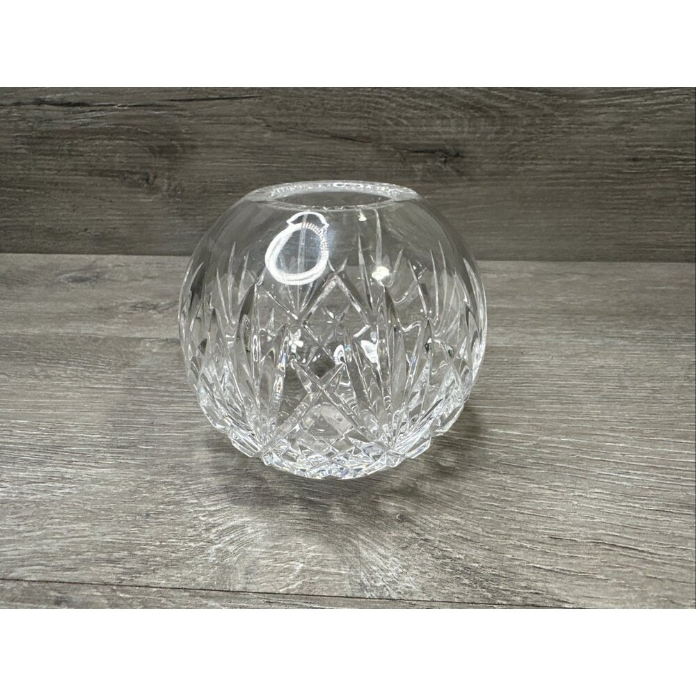 Waterford Brogan 4" Lead Crystal Rose Bowl Vase HTF